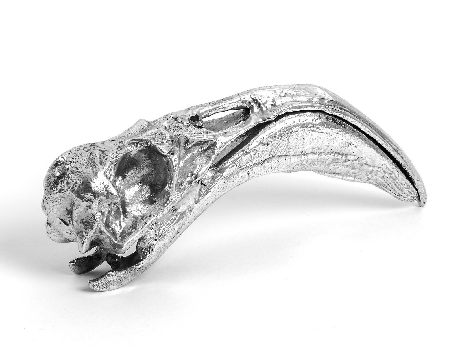 Aluminium decorative object | Flamingo Skull by Seletti