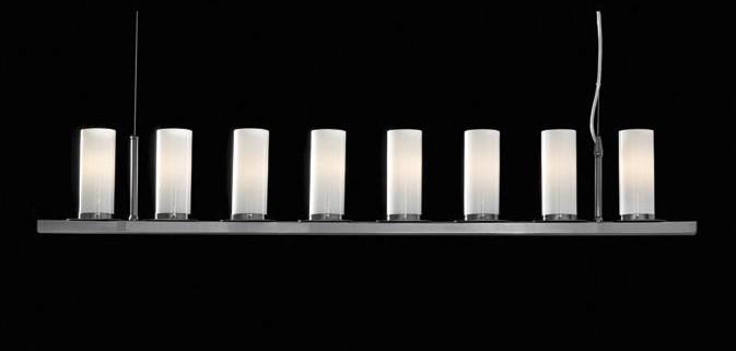 Handmade blown glass pendant lamp | Roxanne by Aiardini lighting