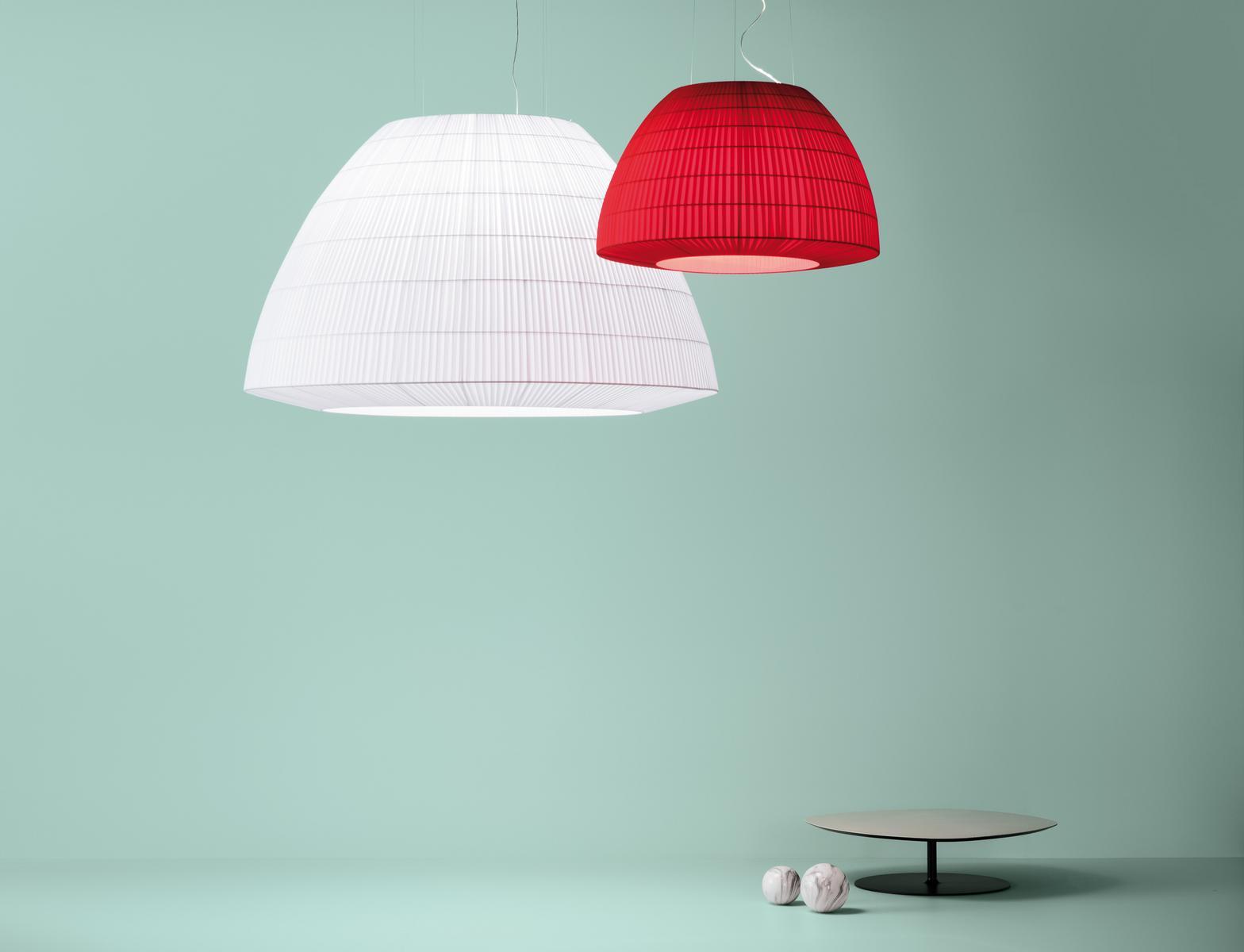 Fabric pendant lamp | Bell by Axolight