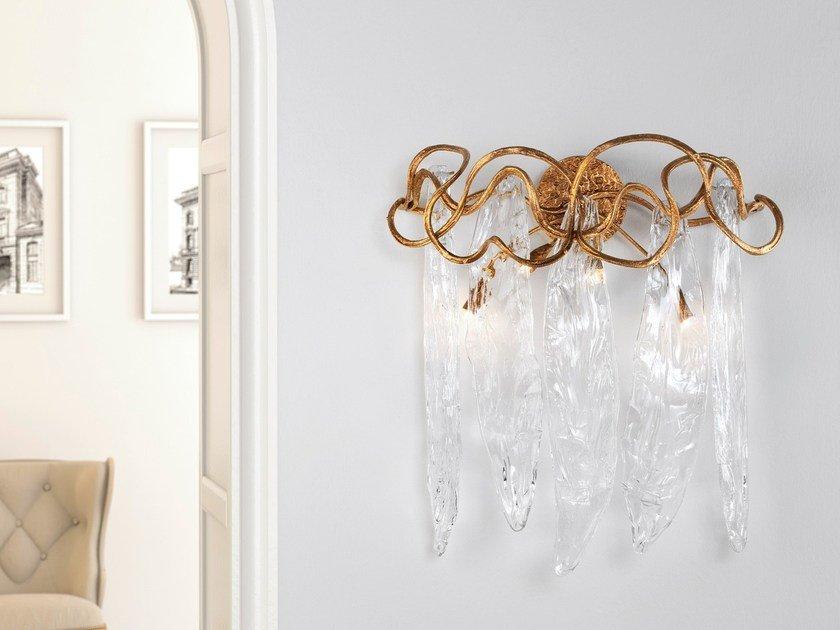 Handmade bronze wall lamp | Niagara Ap1473/4 by Serip