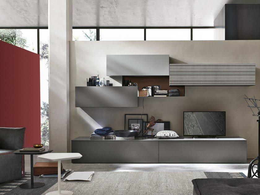 Sectional storage wall | Unit A069 by Tomasella