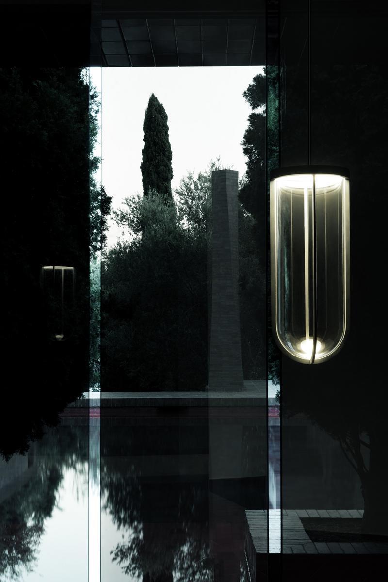 LED powder coated aluminium outdoor pendant lamp | In Vitro by Flos