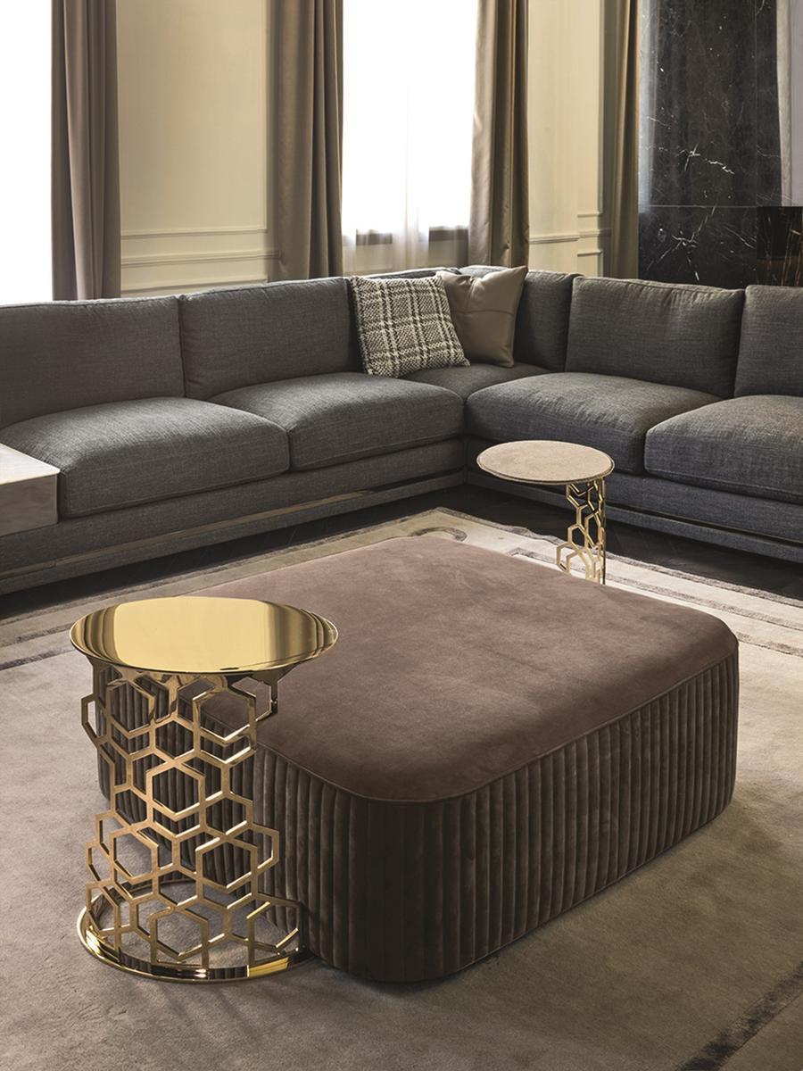 Round metal coffee table | Martin by Longhi