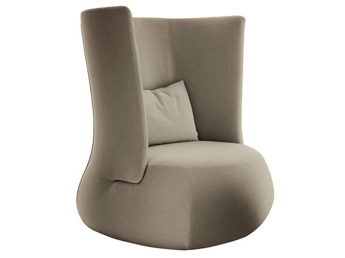High-back upholstered fabric armchair | Fat Sofa by B&B Italia