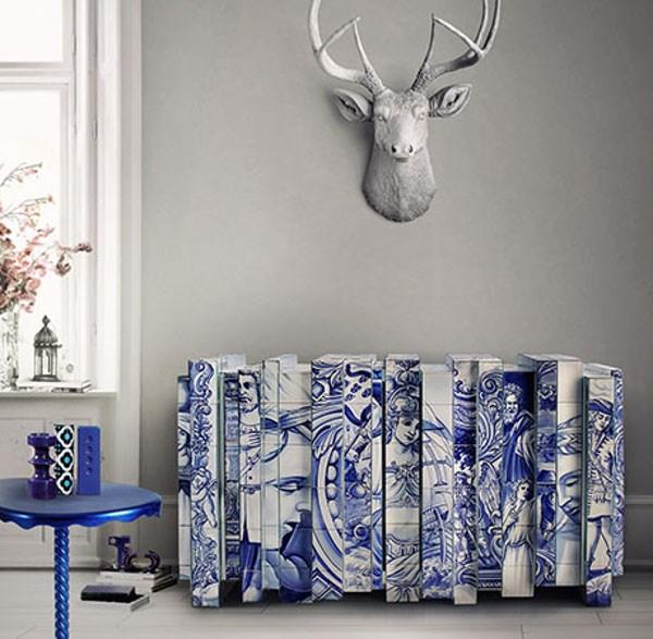 Ceramic materials sideboard with doors | Heritage by Boca Do Lobo