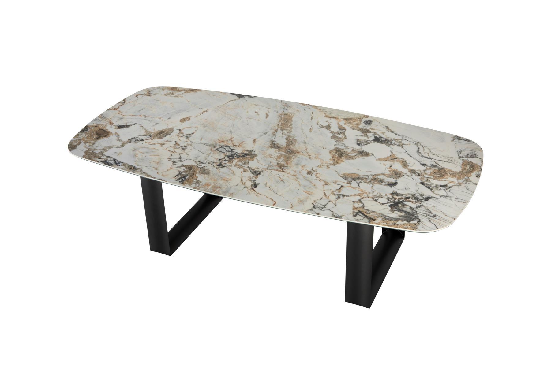 Rectangular porcelain stoneware table | Cube by Tonin Casa