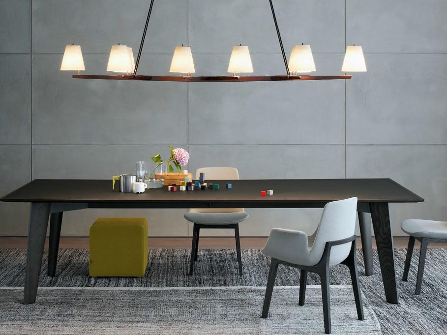 Rectangular wooden table | Howard by Poliform