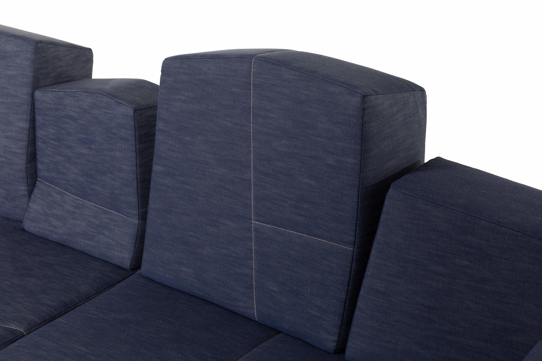 Sectional modular fabric sofa | Something Like This by Moooi