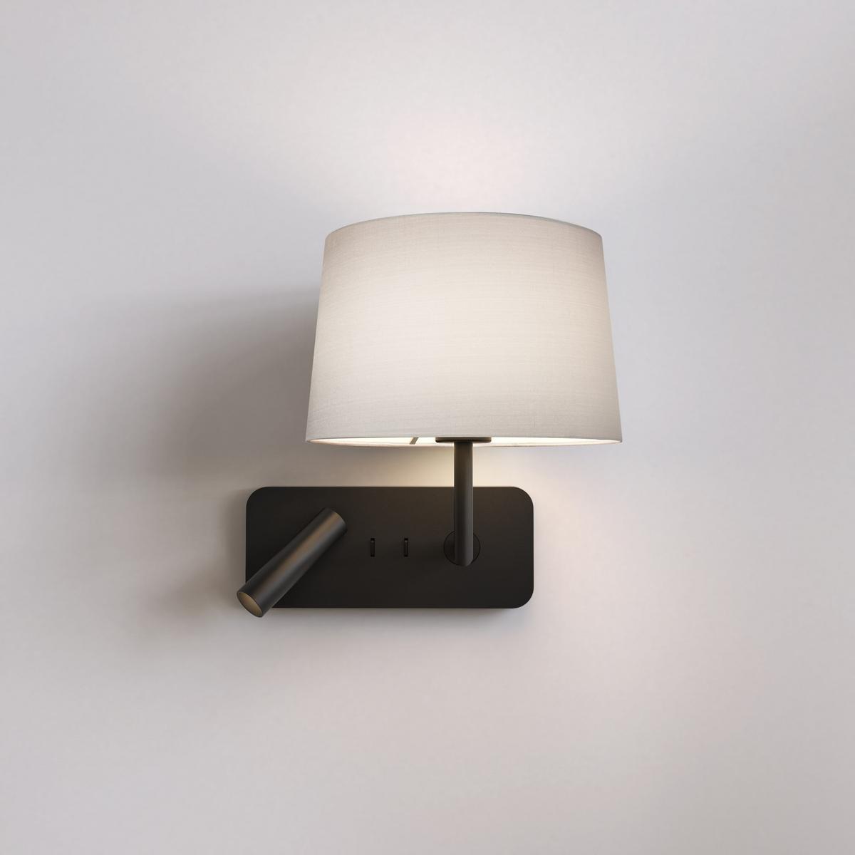 LED metal reading lamp with USB | Side By Side Grande Usb by Astro lighting