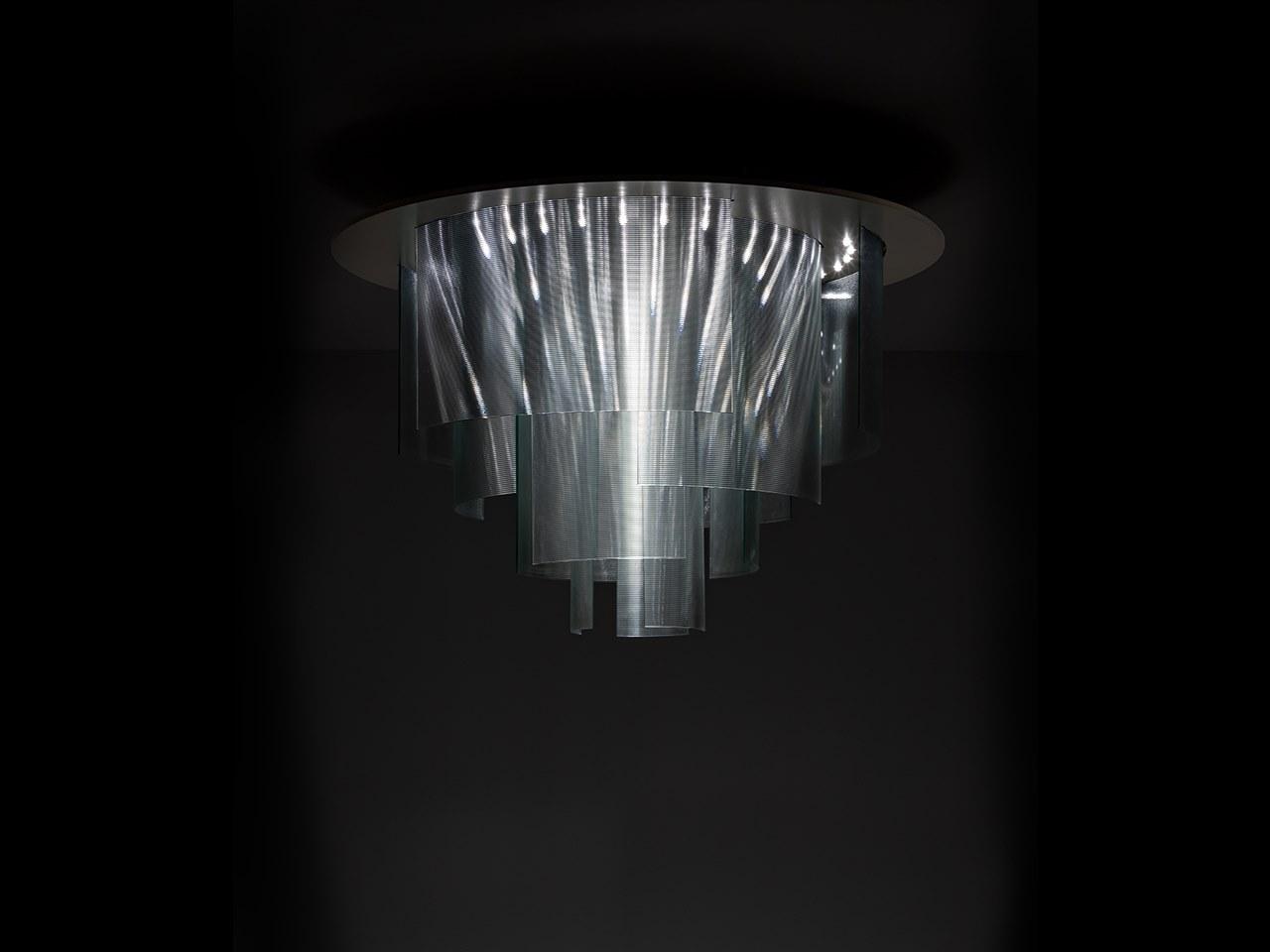 LED glass chandelier | Aria by Reflex