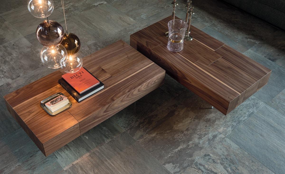 Rectangular wood coffee table | Lingotto by Cattelan Italia