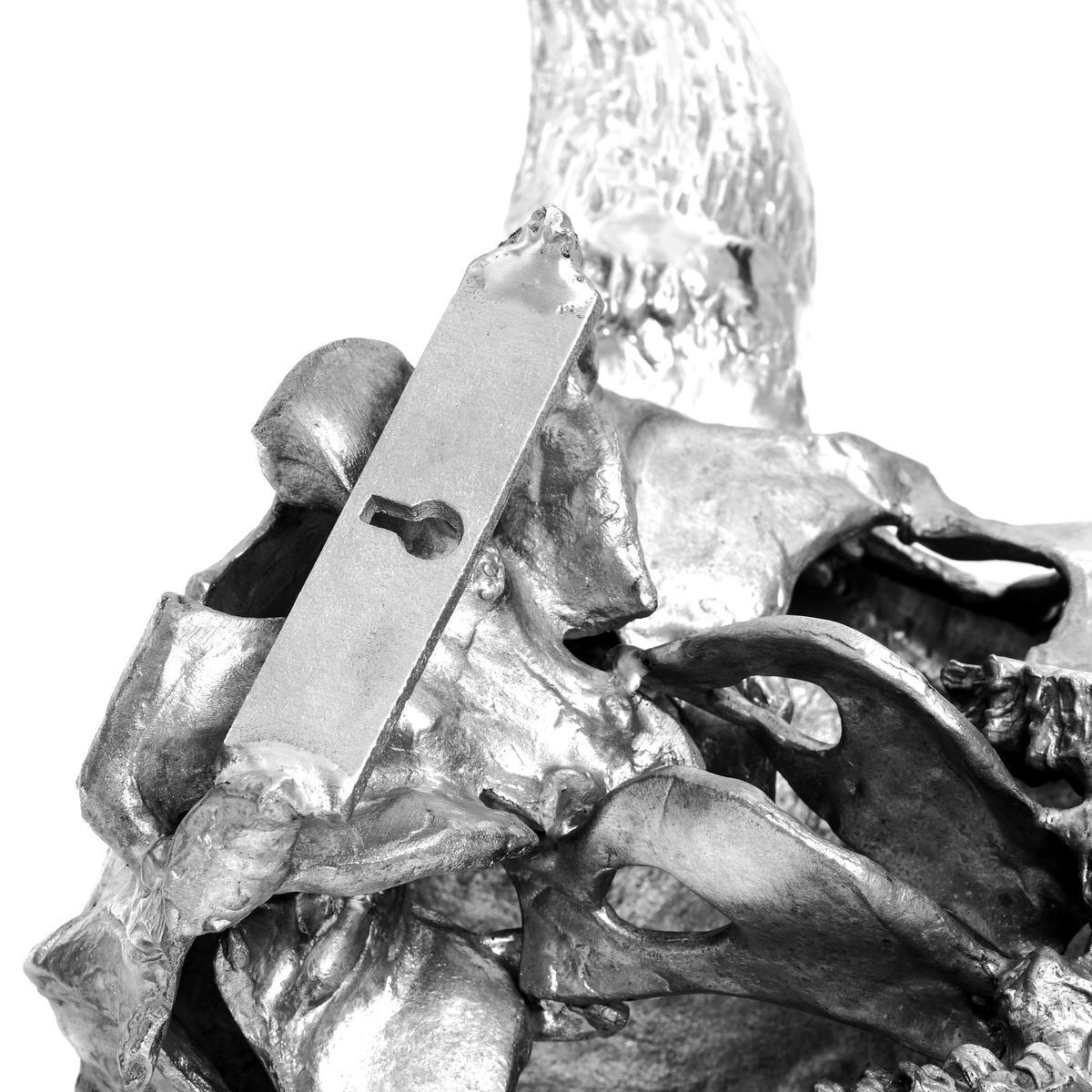 Aluminium decorative object | Bison Skull by Seletti