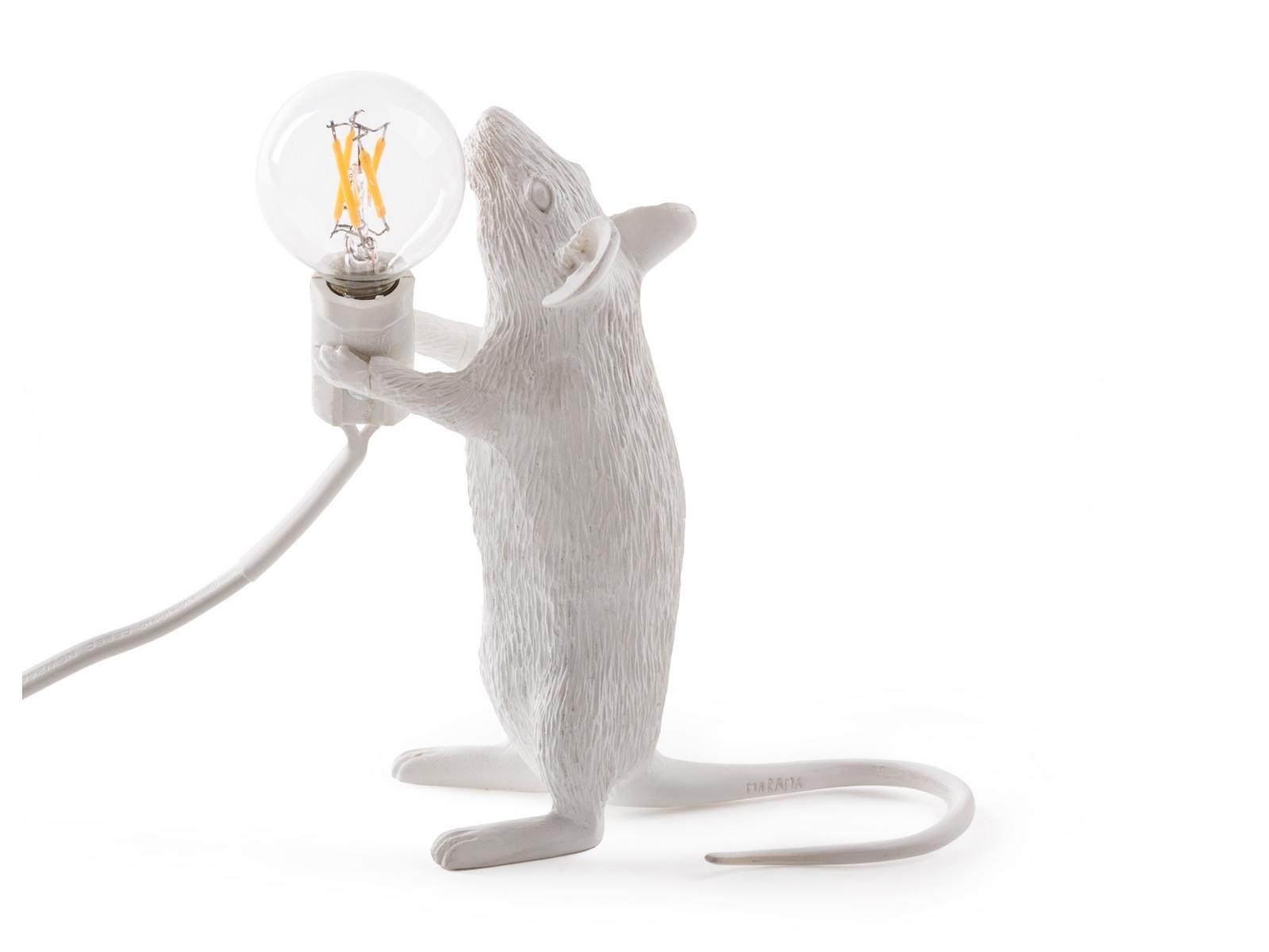 LED resin table lamp | Mouse Lamp Standing - Step by Seletti