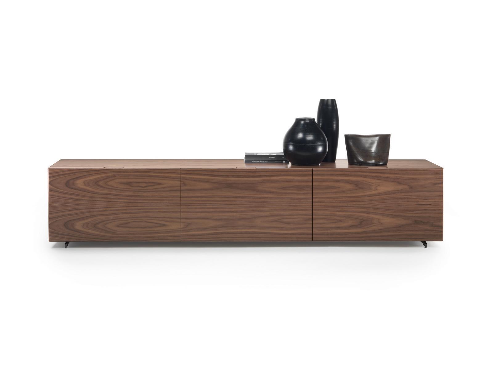 Walnut sideboard with drawers | Piuma by Flexform