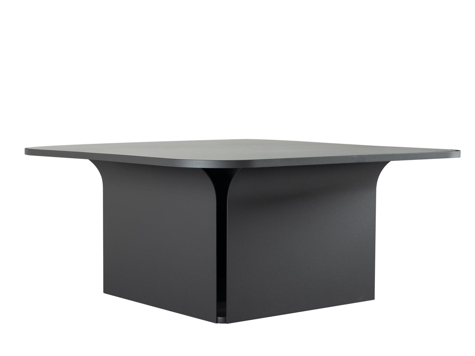 Low square painted metal coffee table | Bloom by Tonin Casa