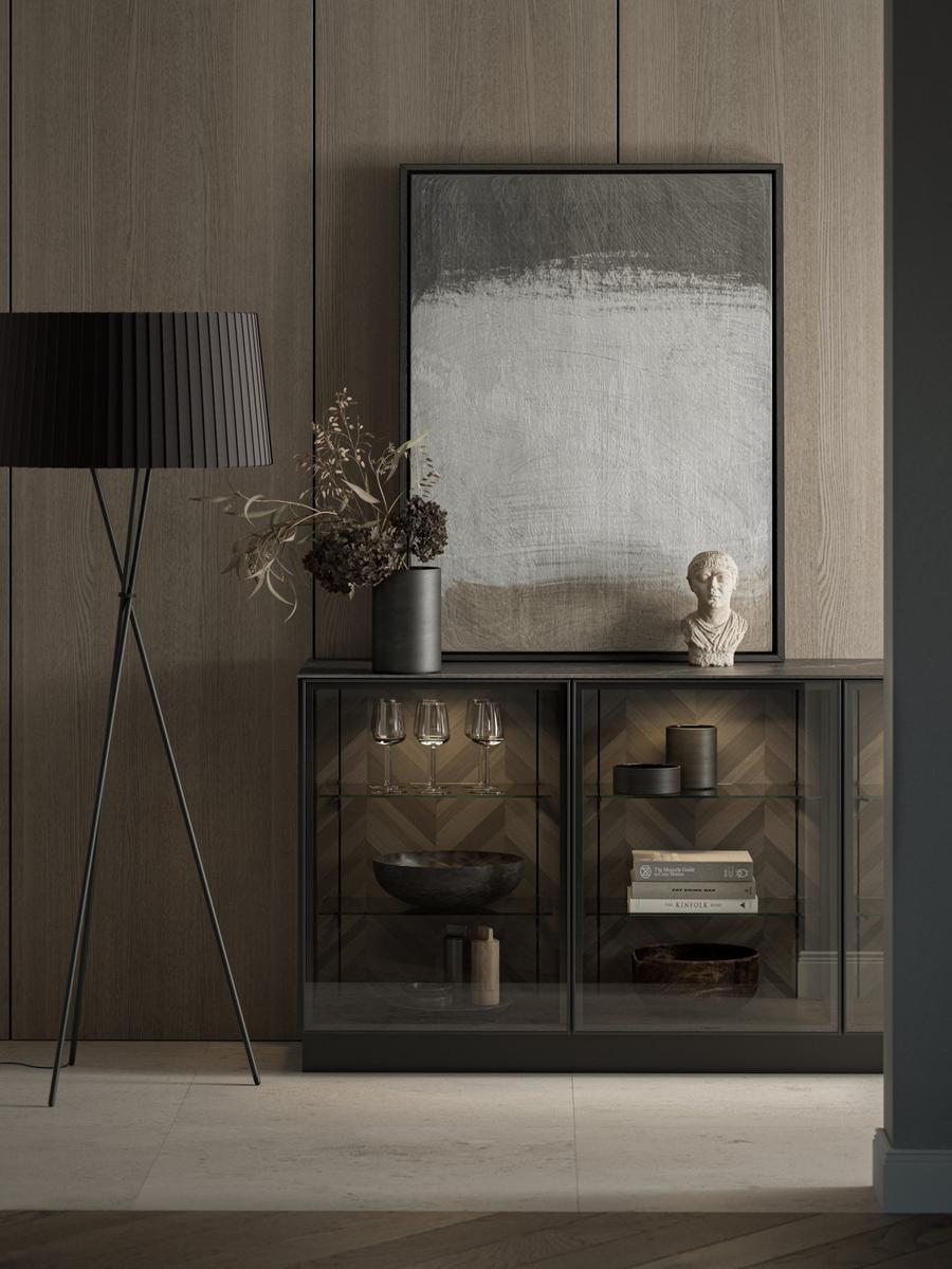 Kitchen with island without handles Siematic Slx