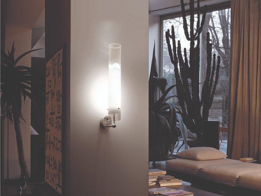 Glass wall lamp | Lio Ap by Vistosi