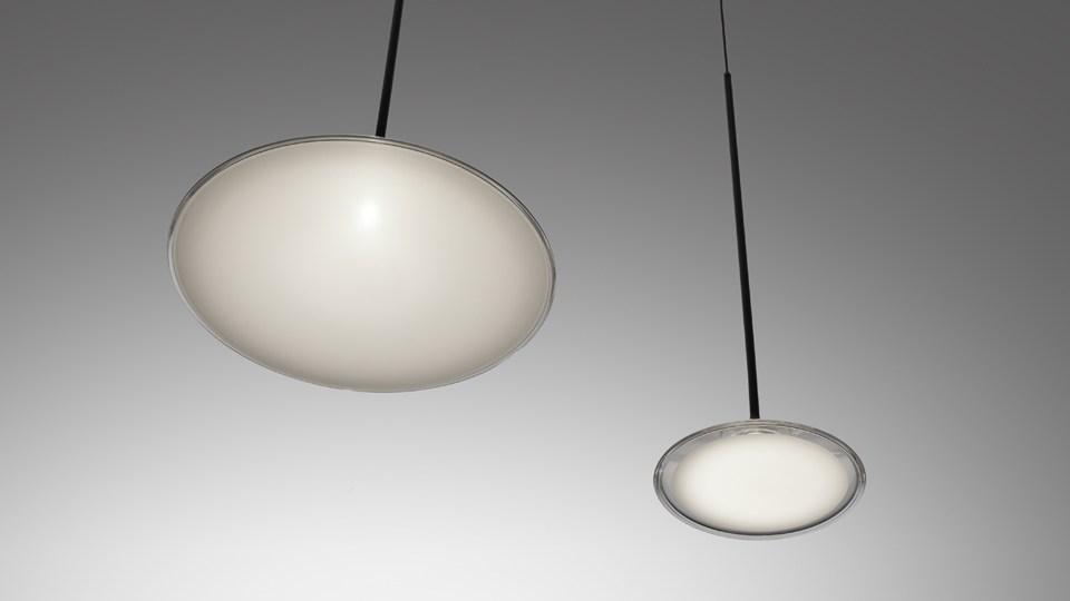 LED direct light methacrylate pendant lamp | Orsa 21, 35 by Artemide