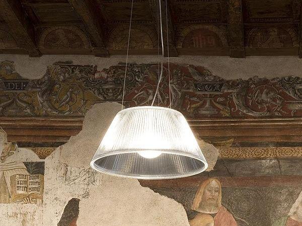 Glass pendant lamp | Romeo Moon S by Flos