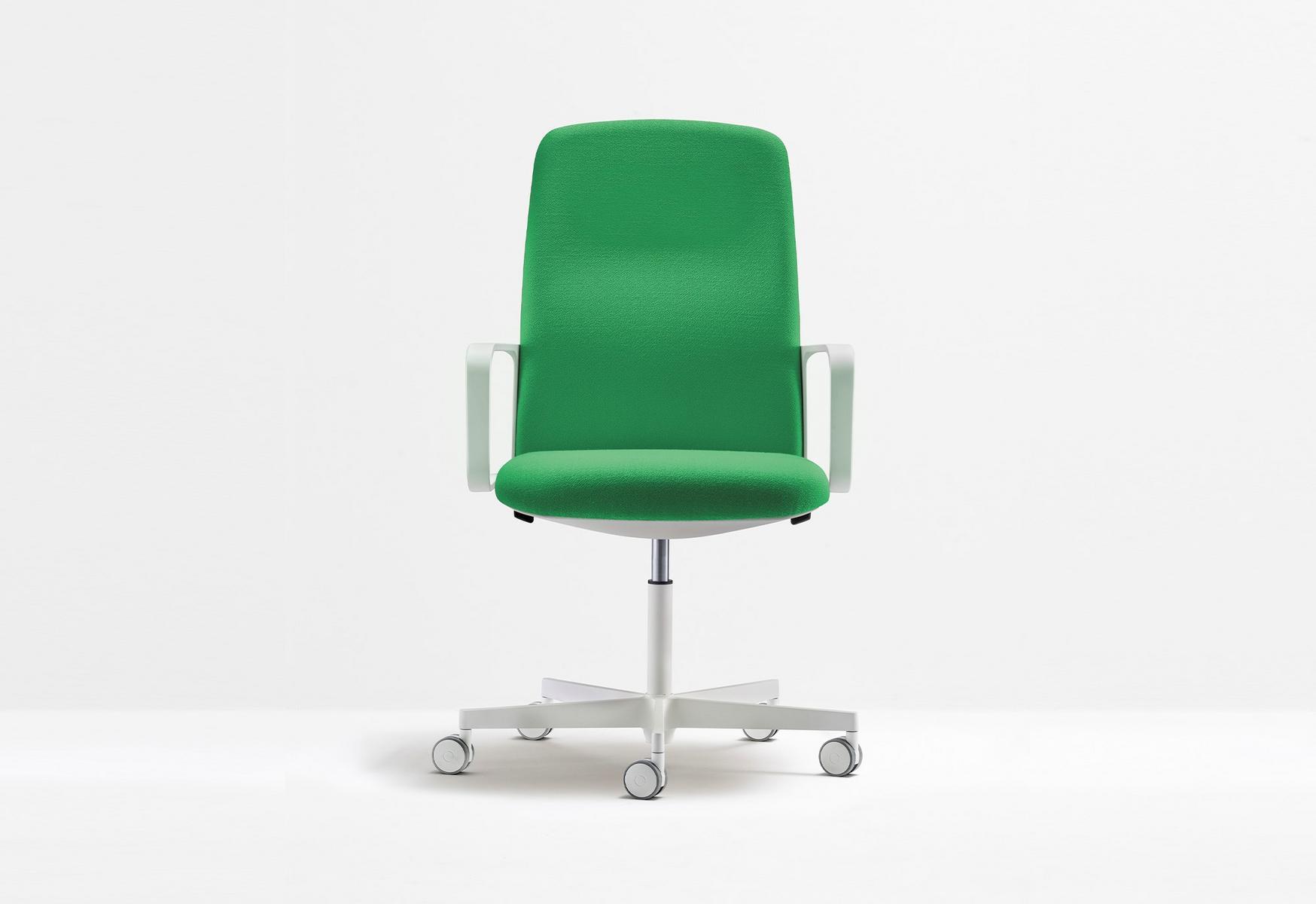 Fabric task chair with 5-Spoke base | Temps 3765 by Pedrali