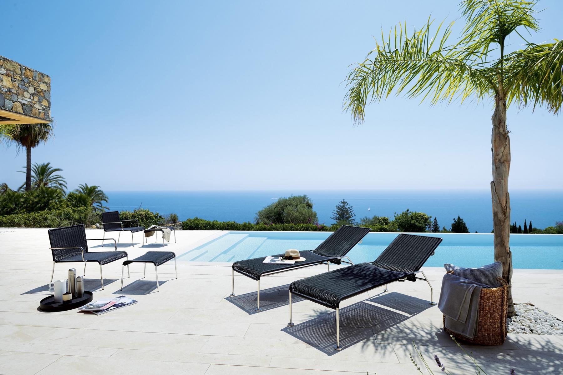 Rope garden armchair | Agra by Potocco