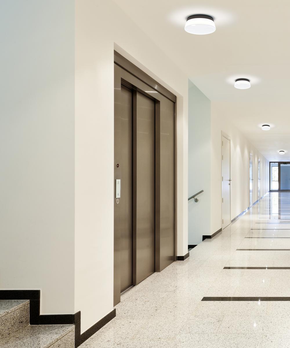 LED glass and aluminium ceiling light | Cup Cake Lucy by Dark