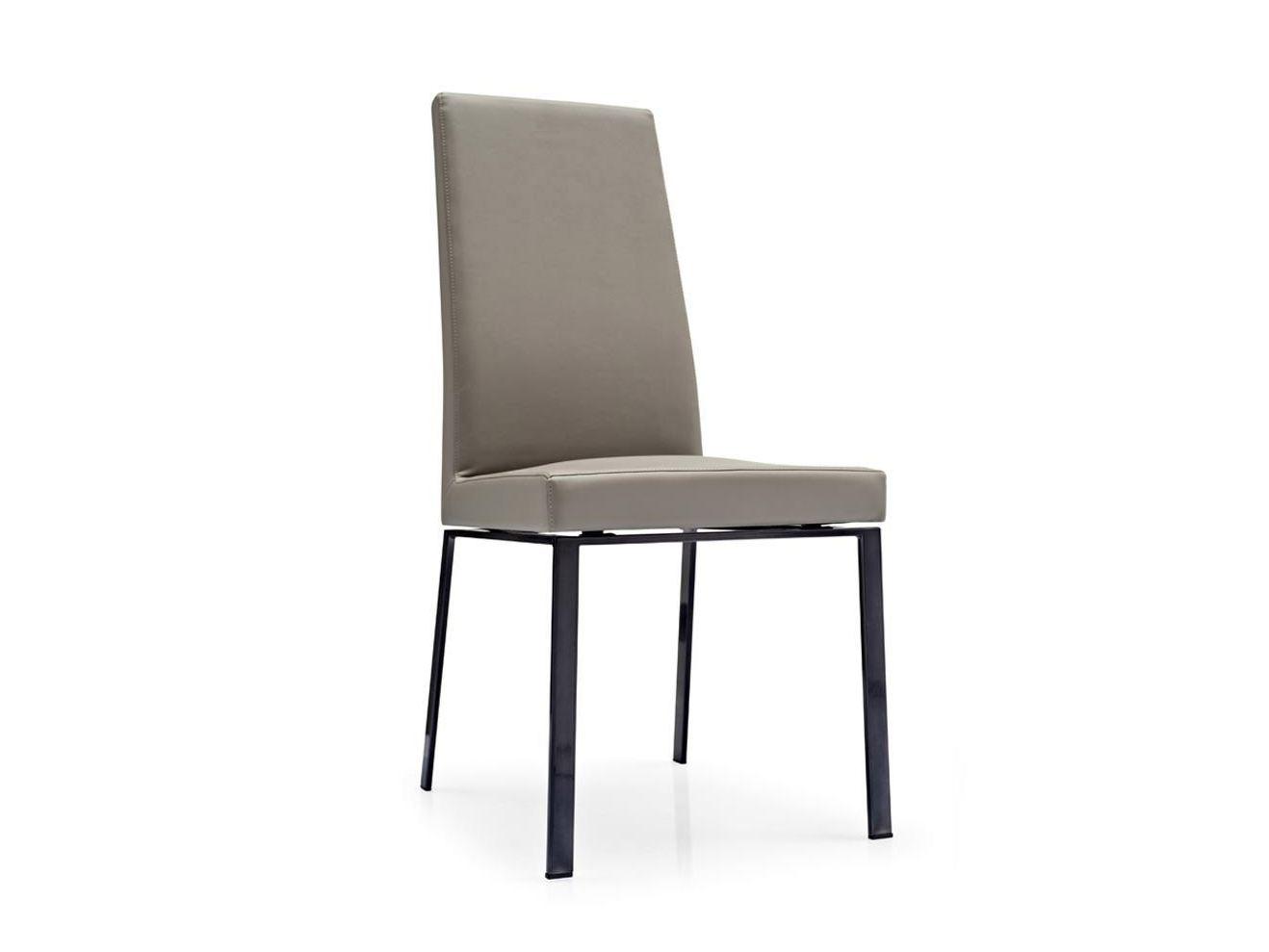 Upholstered leather chair | Bess by Calligaris
