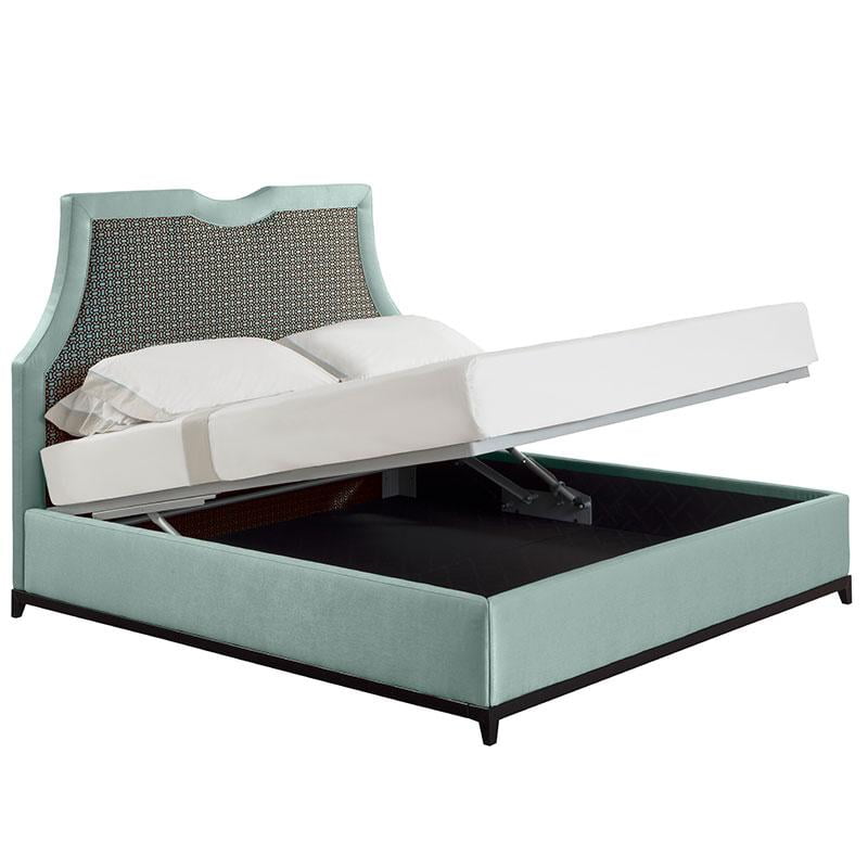 Lacquered bed with high headboard | Jolo by Galimberti Nino