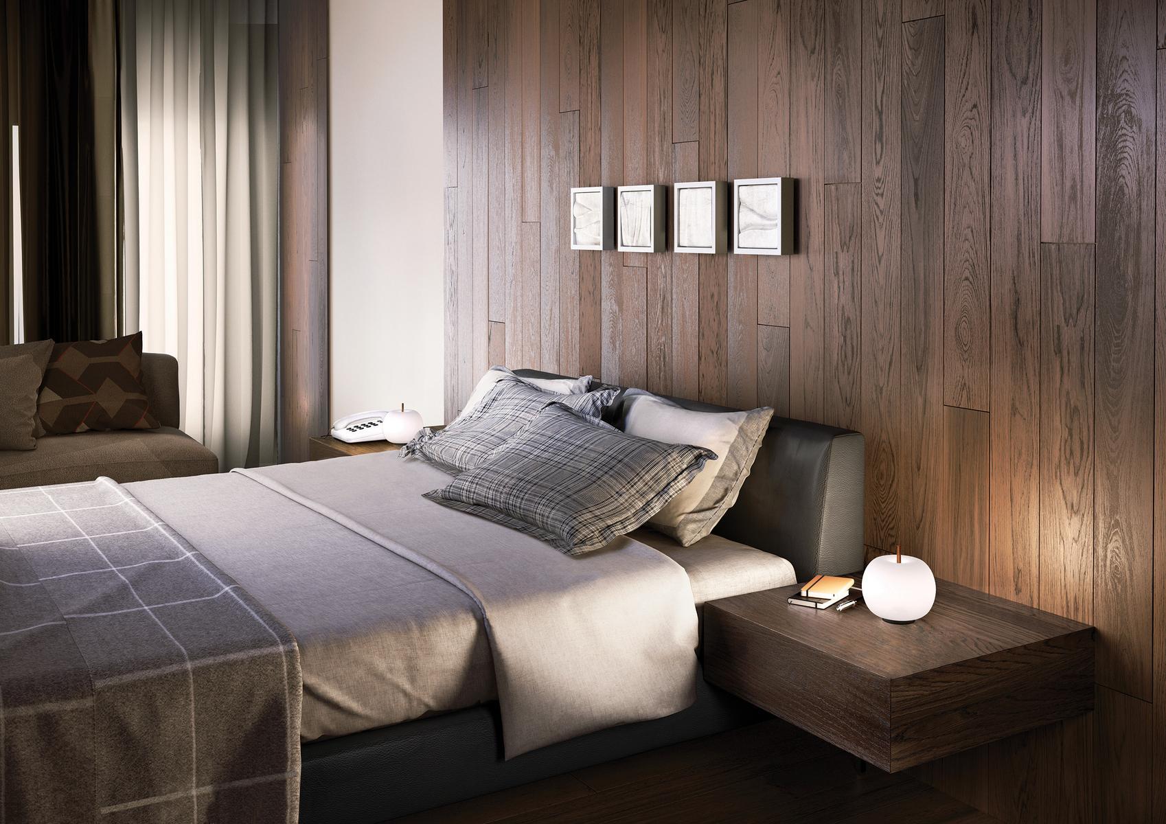 Opal glass table lamp | Kushi by Kundalini