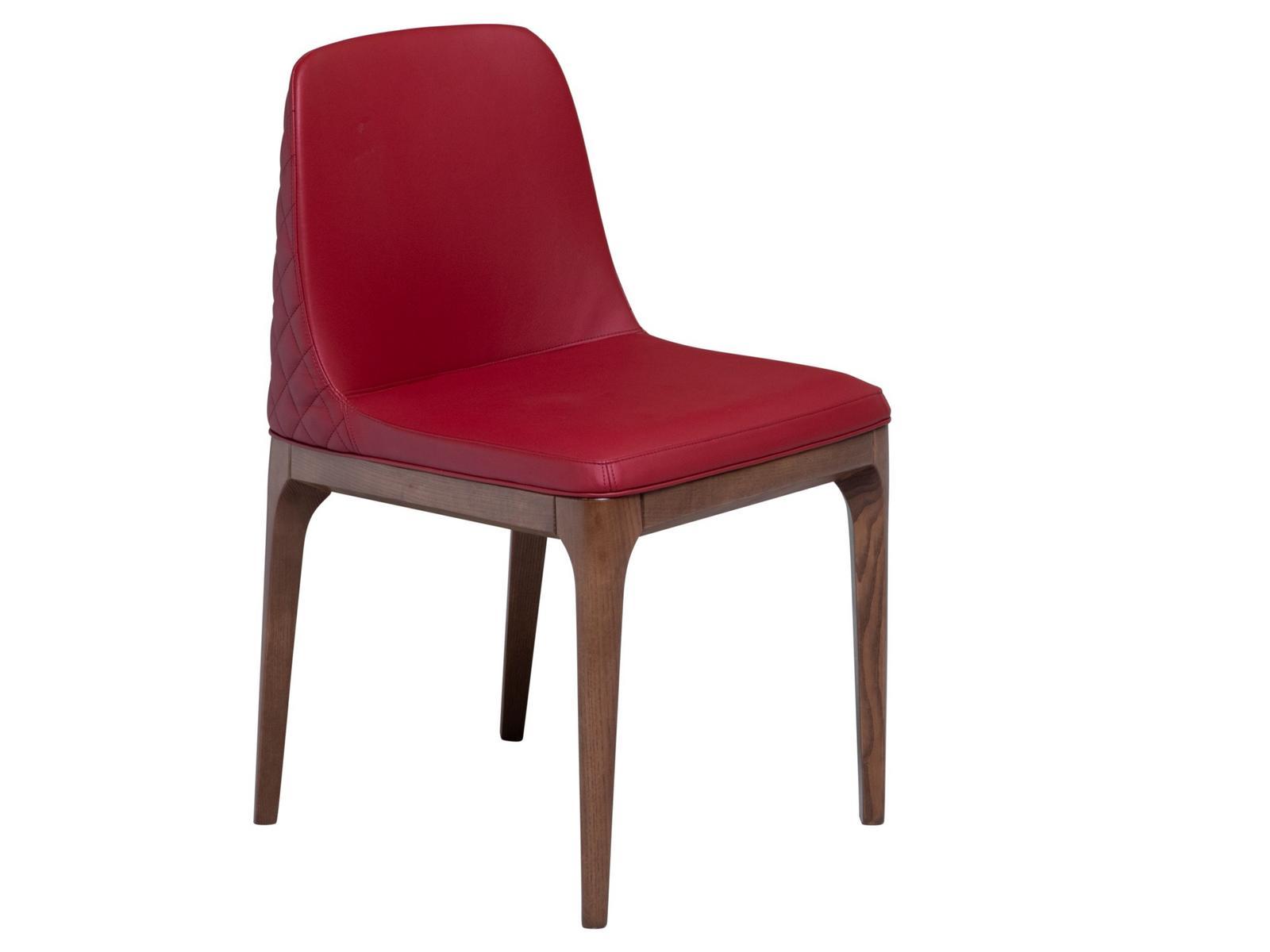 Upholstered leather chair | Gilda Élite by Tonin Casa