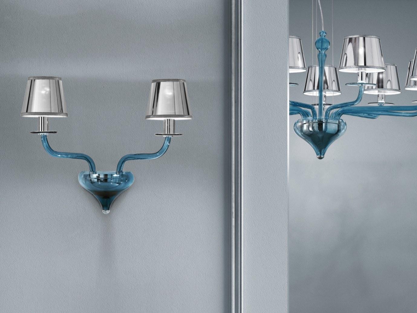 Glass wall lamp | Sahara by Sylcom