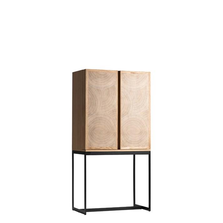 Wood veneer bar cabinet | Tury by Mantellassi 1926
