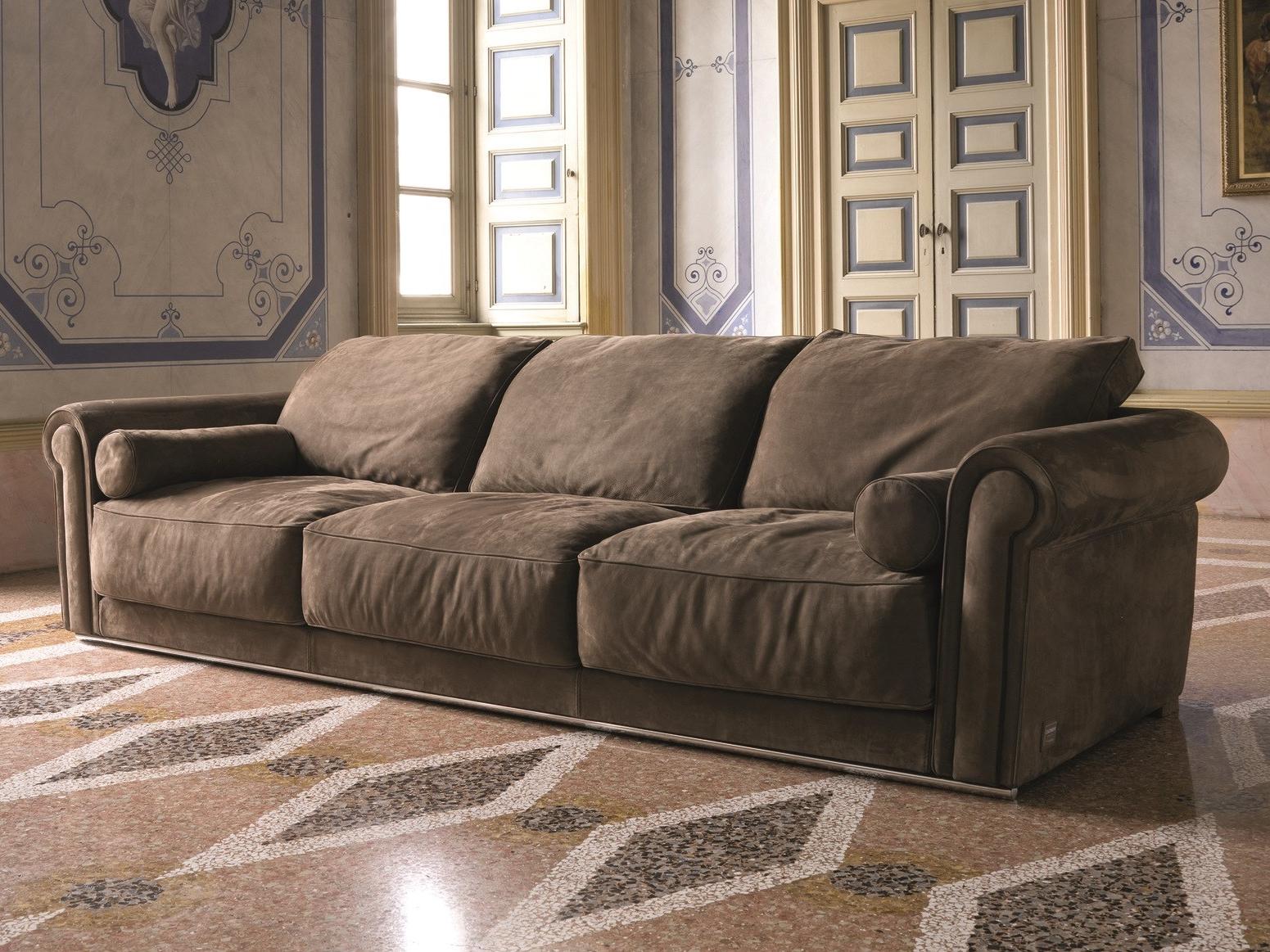 Sectional fabric sofa | Paul by Longhi