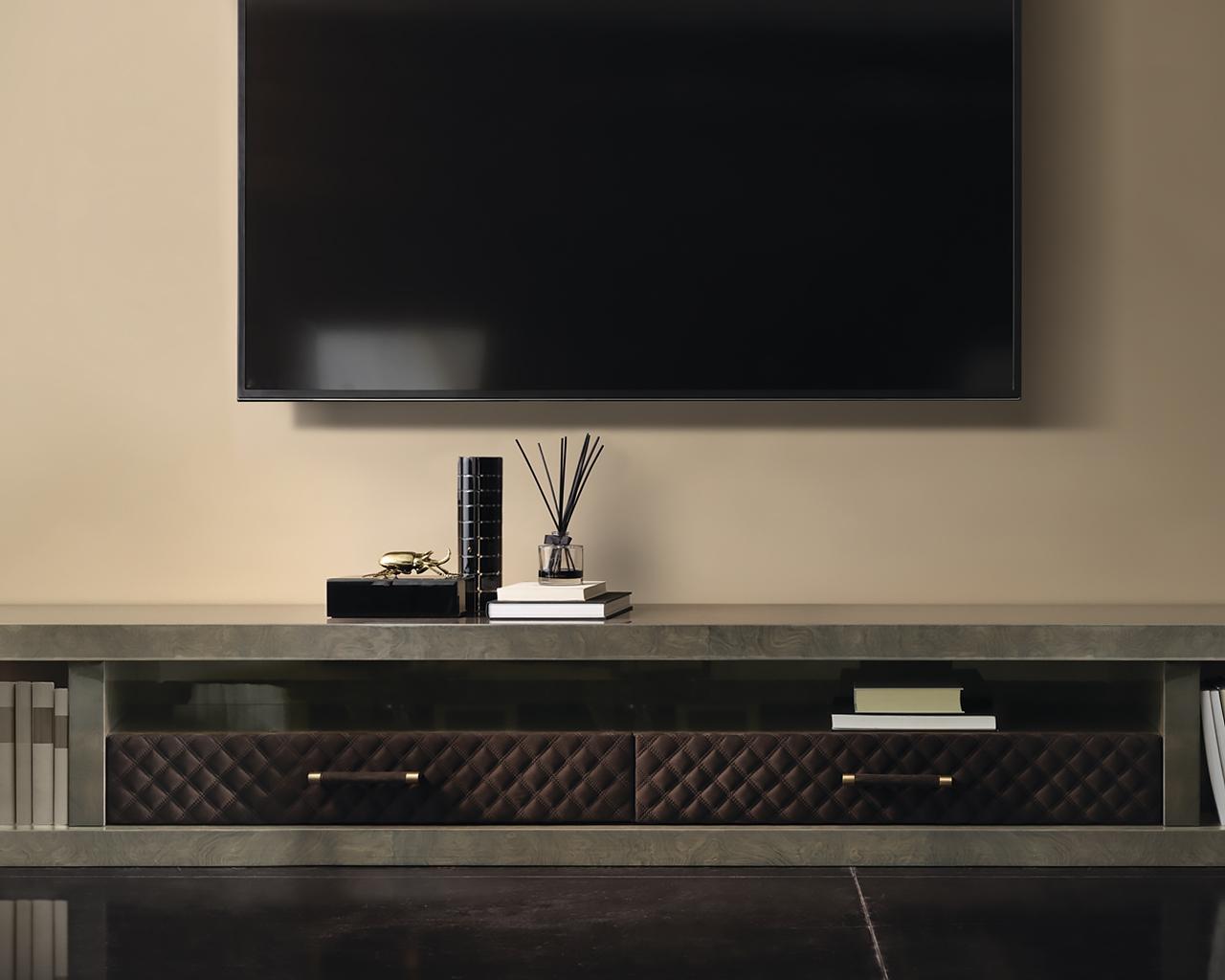 Metal tv furniture with drawers | Zeus by Daytona