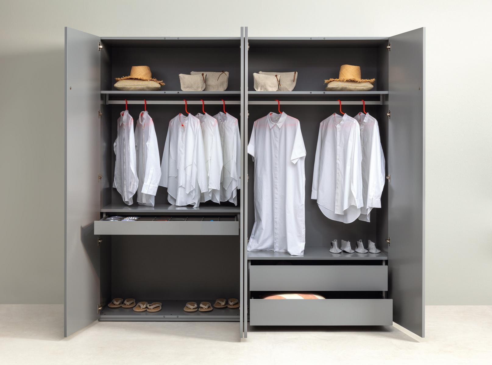 Wooden wardrobe with drawers | 9200 Stretto by Rolf Benz