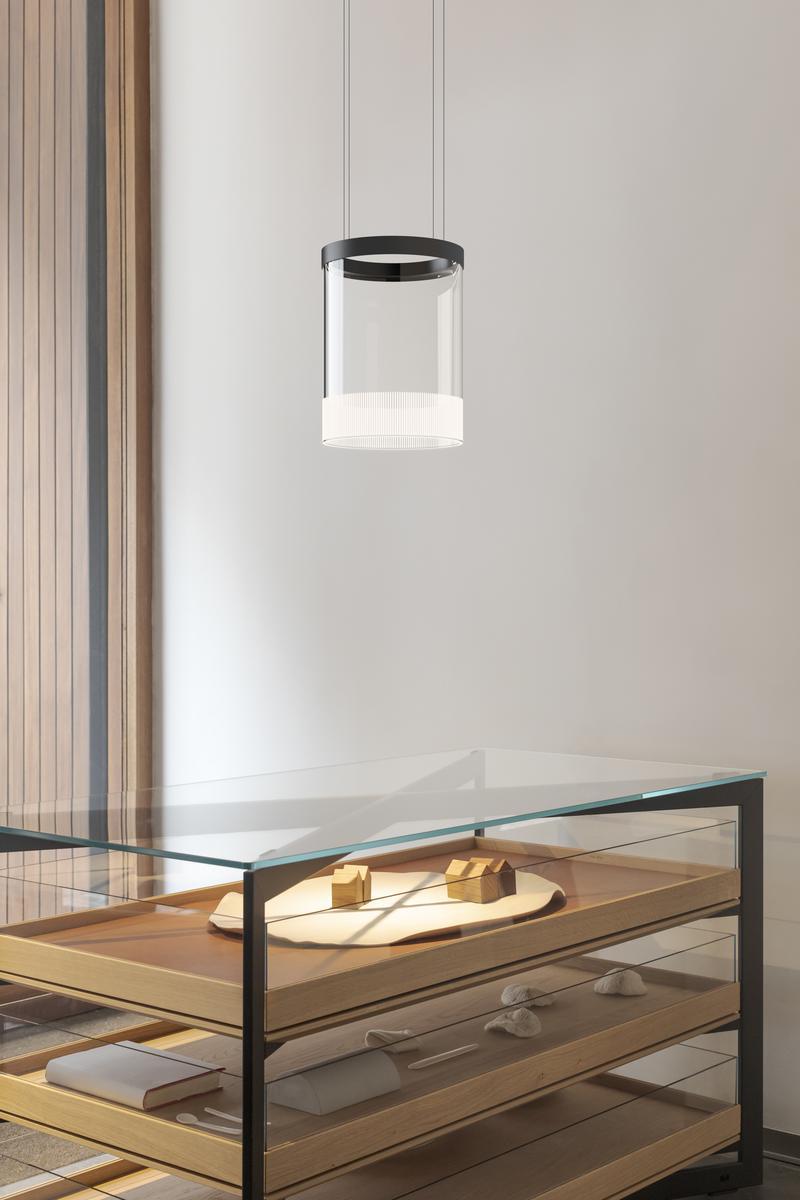 LED Borosilicate glass pendant lamp | Guise by Vibia