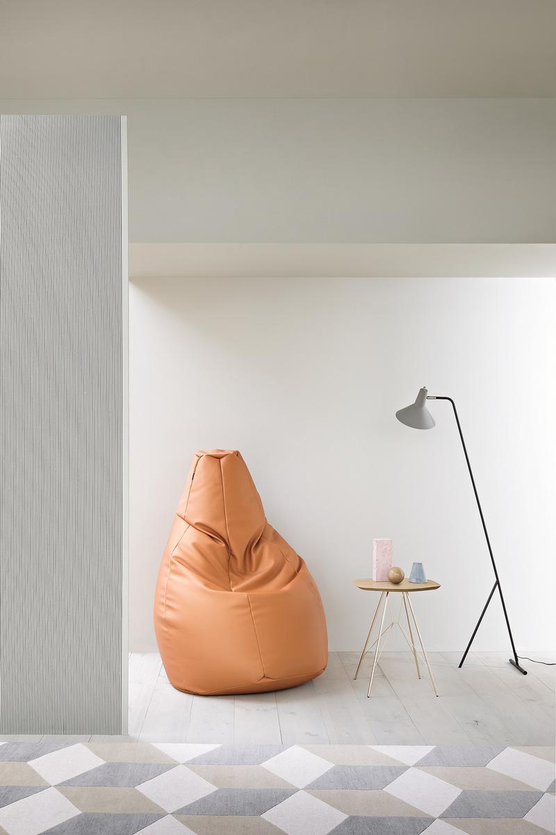 Upholstered fabric bean bag | Sacco by Zanotta