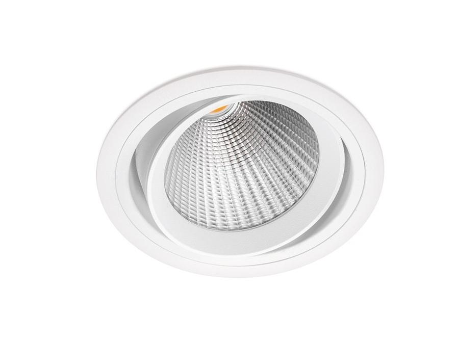 LED adjustable recessed aluminium spotlight | Wellit M by Arkoslight