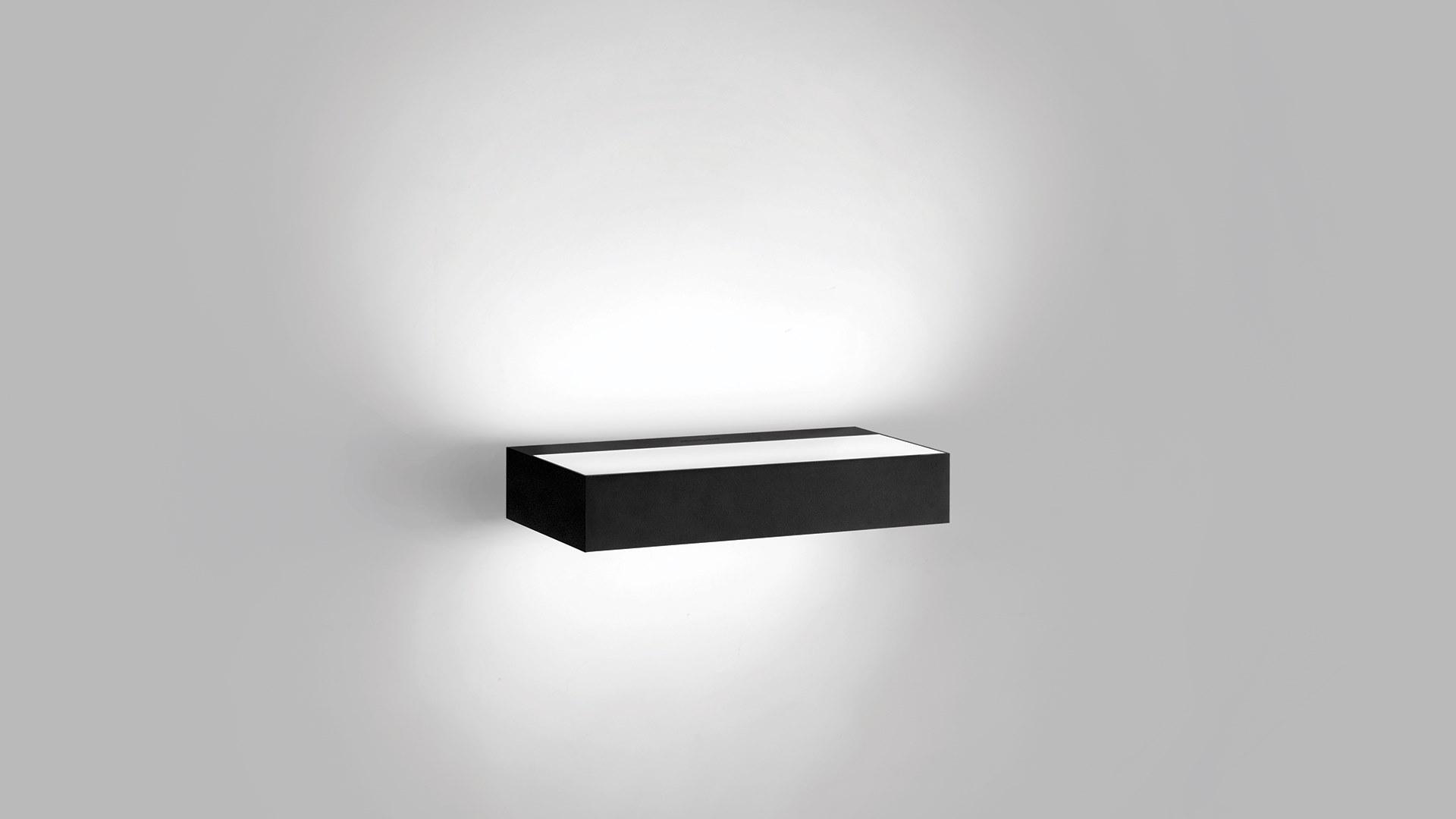 LED aluminium wall light | Rec Double-double by Arkoslight
