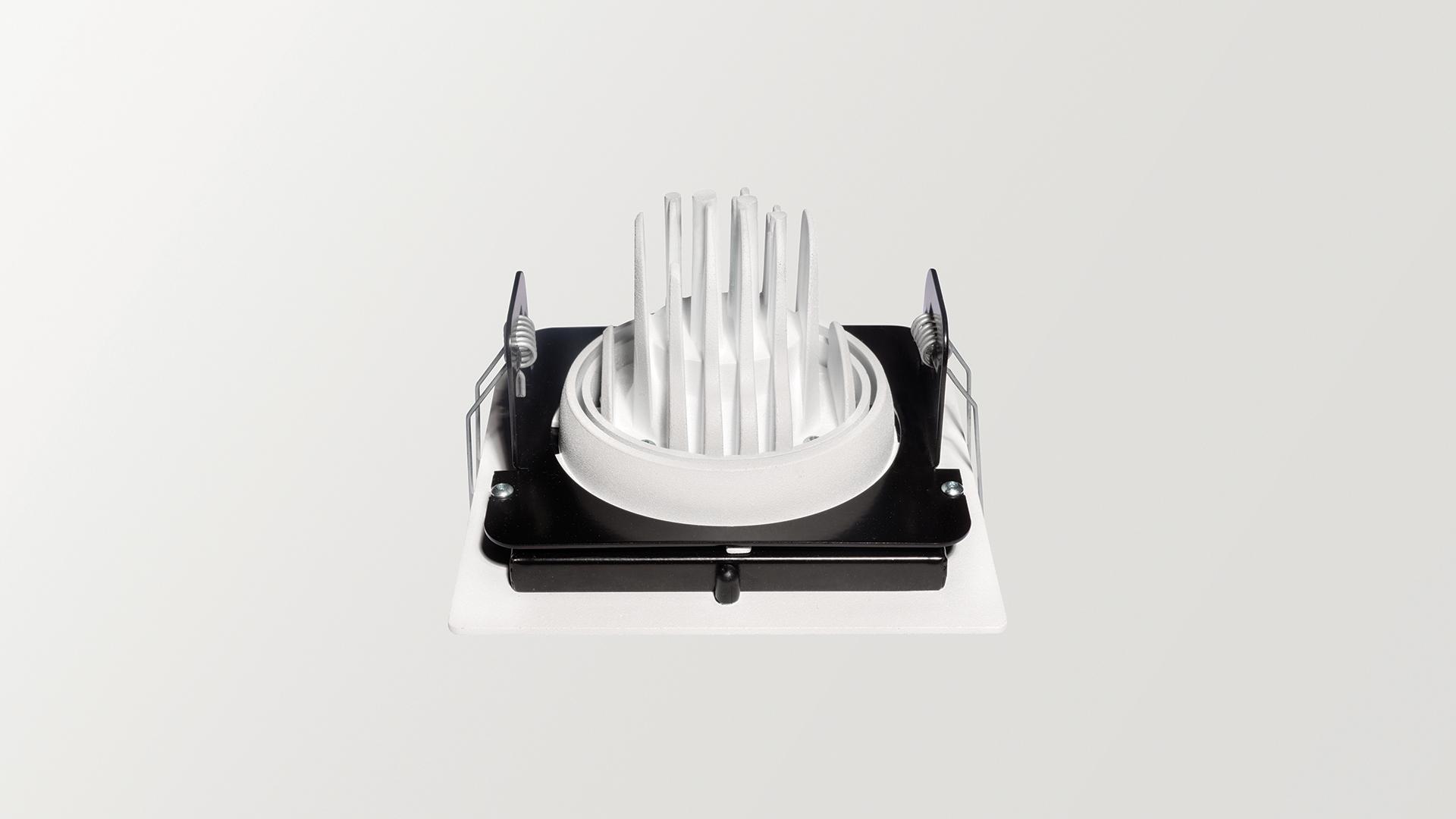 LED adjustable square spotlight | Twist by Arkoslight