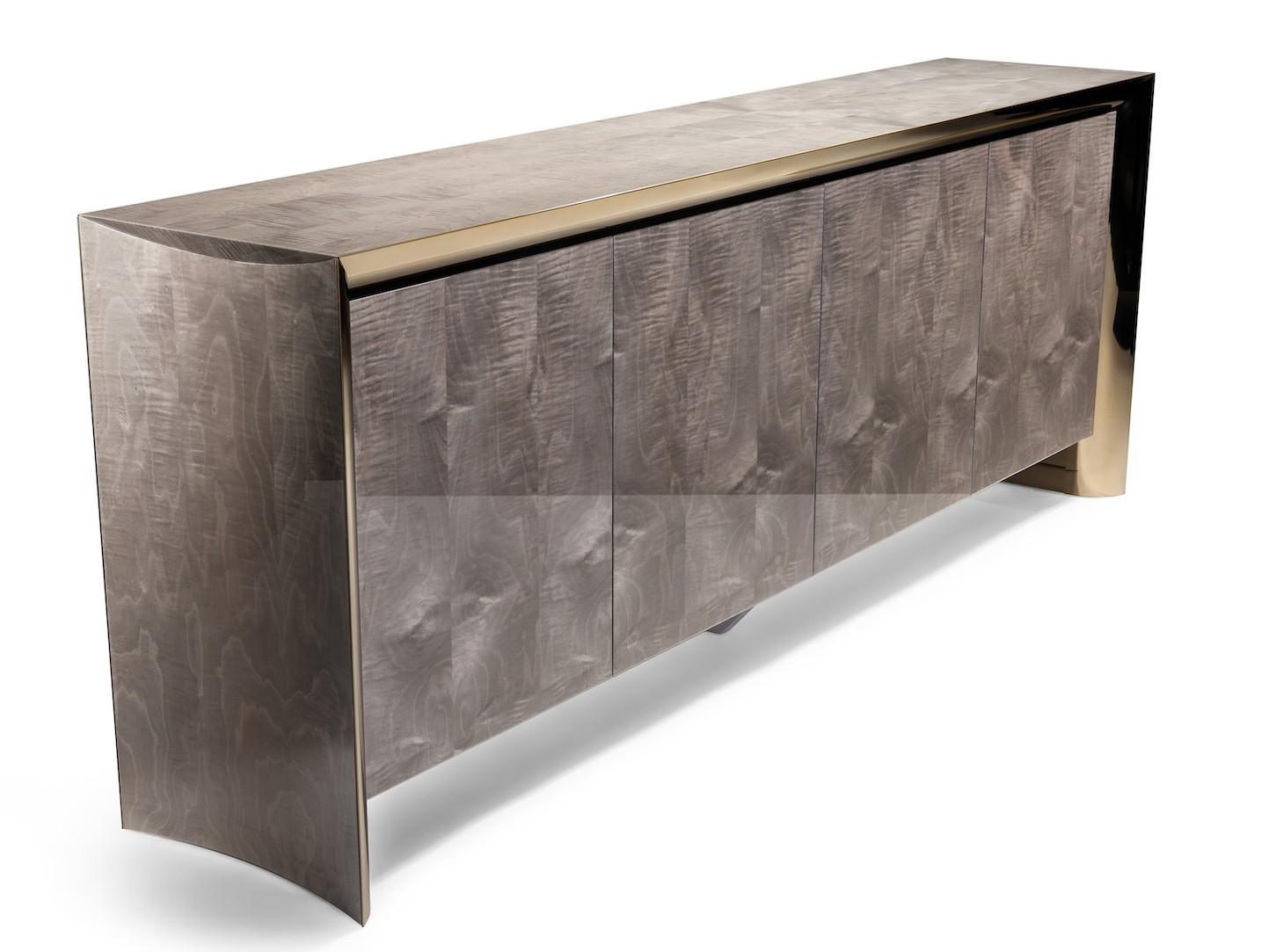 Wooden sideboard with integrated lighting | Hamilton by Visionnair