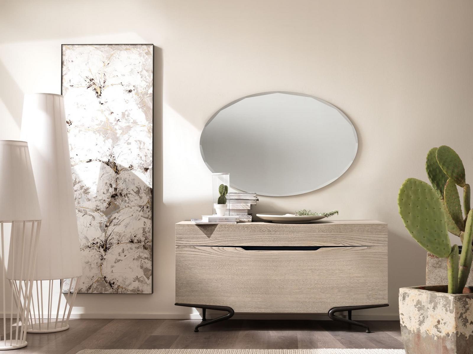 Oval wall-mounted mirror | Gemma by Cantori