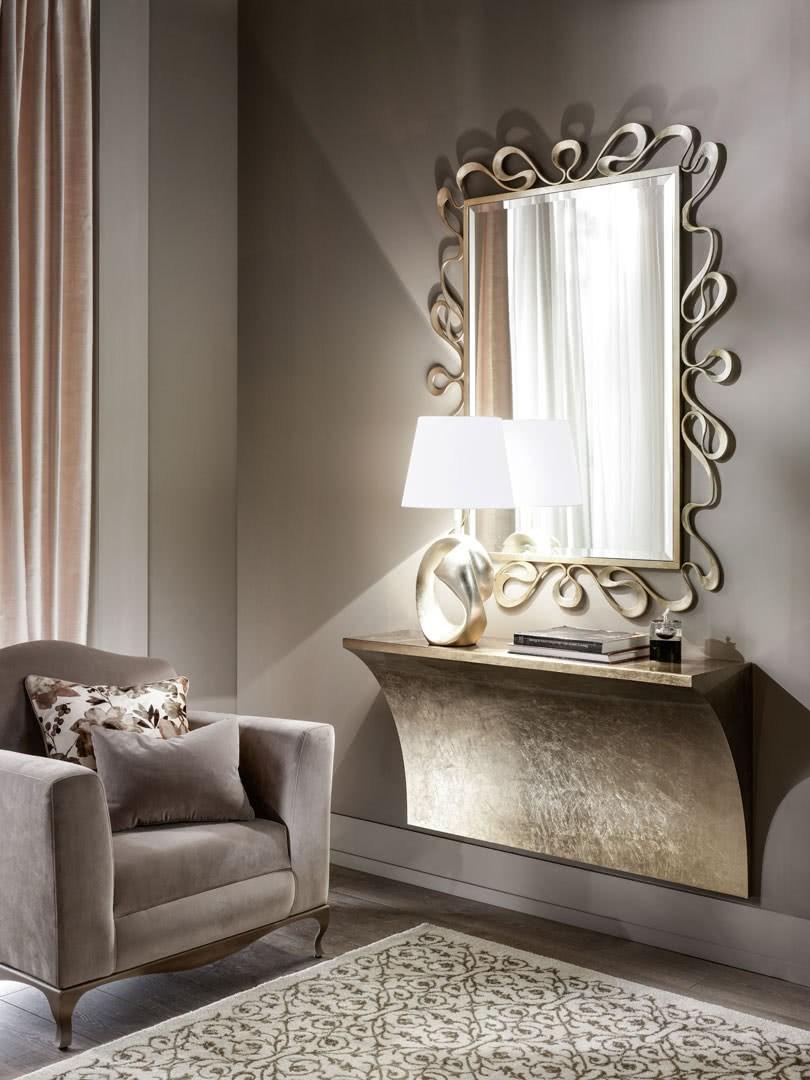 Rectangular iron console table | Tropea by Cantori