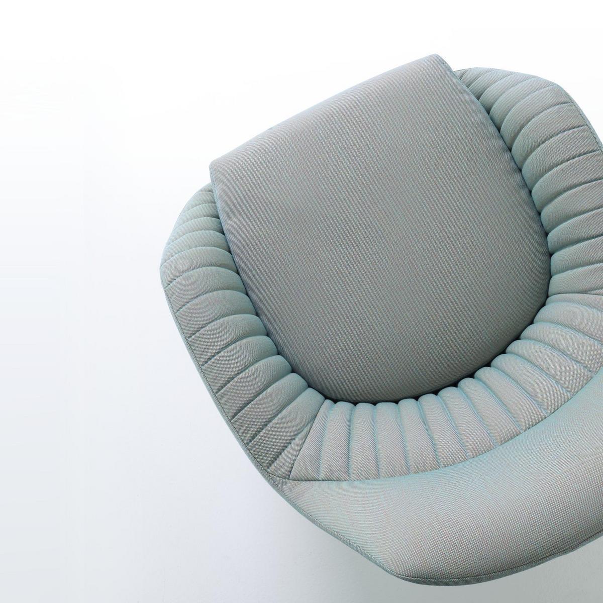 Swivel upholstered fabric armchair with armrests | Amédée by Ligne Roset