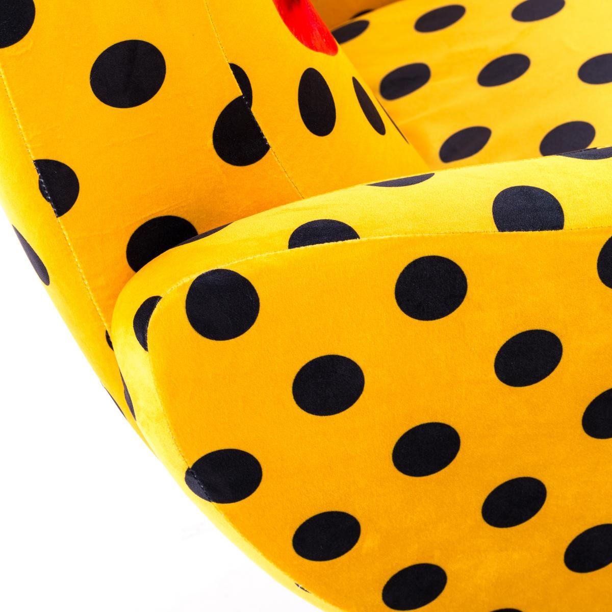 Fabric armchair with armrests | Shit by Seletti