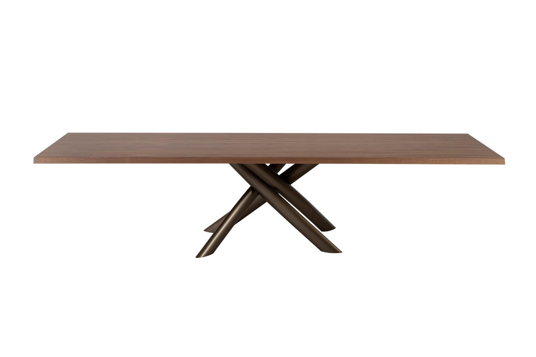 Rectangular walnut table | Style by Tonin Casa