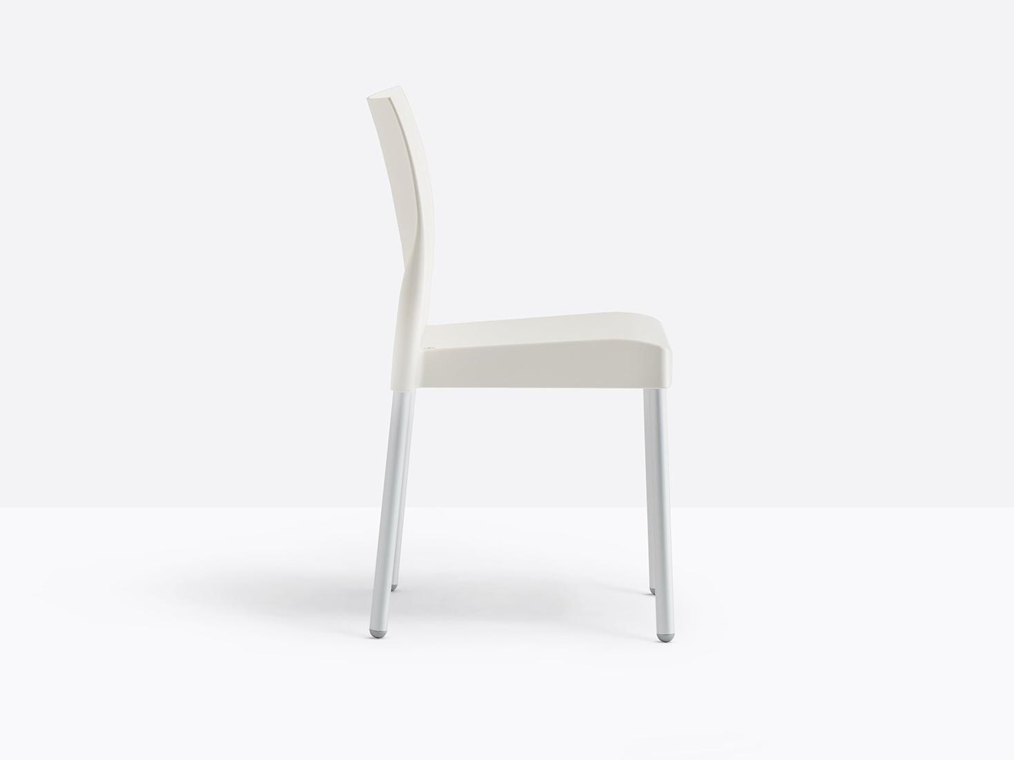 Stackable polypropylene chair | Ice 800 by Pedrali