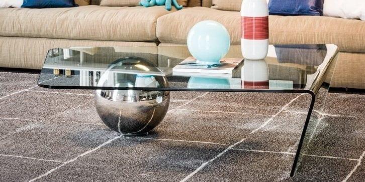 Rectangular glass coffee table | Globe by Cattelan Italia