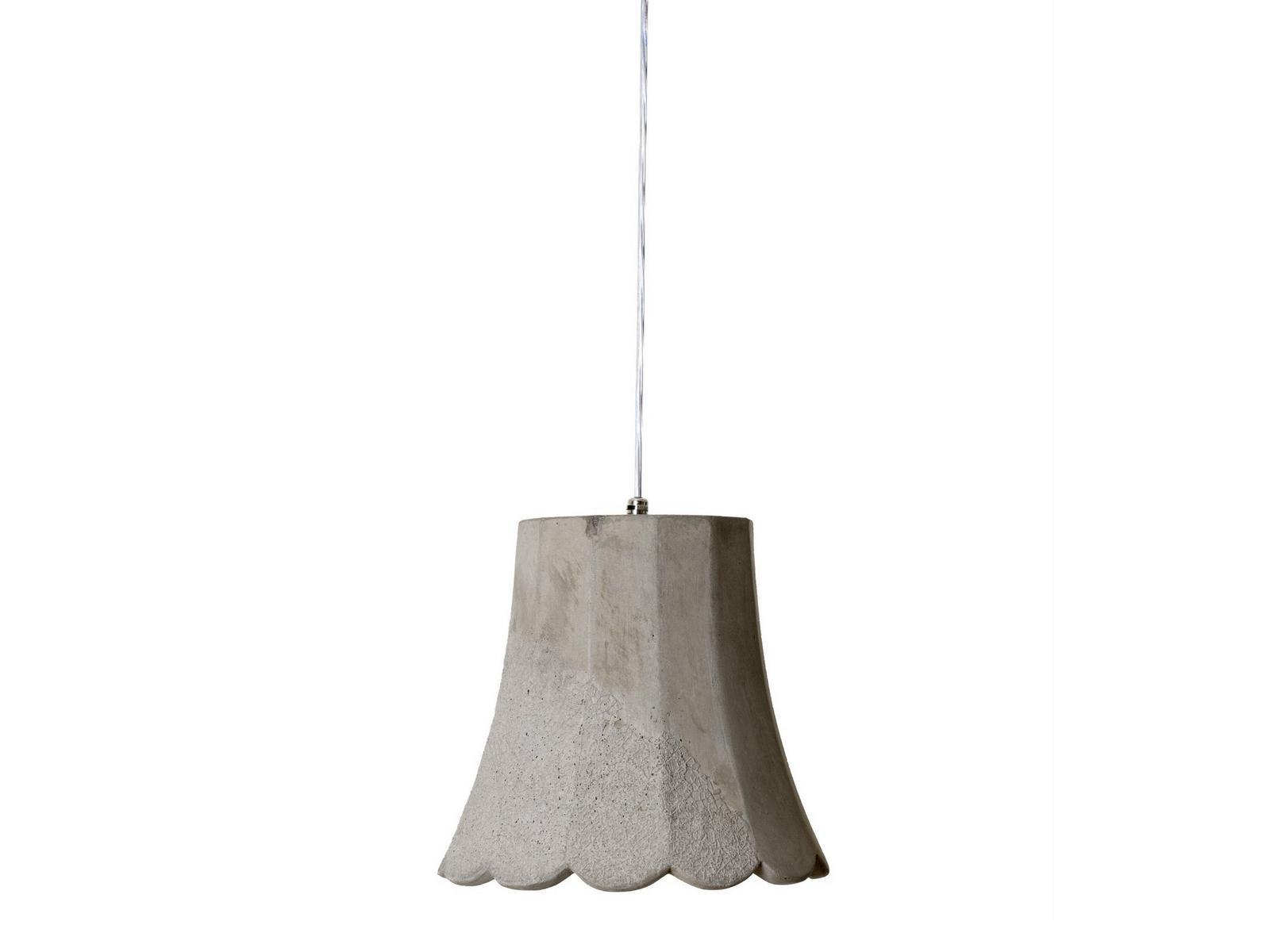 Cement outdoor pendant lamp | Mammolo by Karman