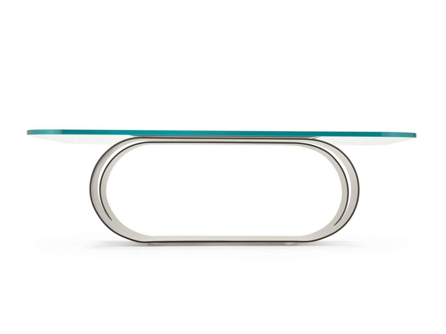 Glass coffee table | Ring by Sovet